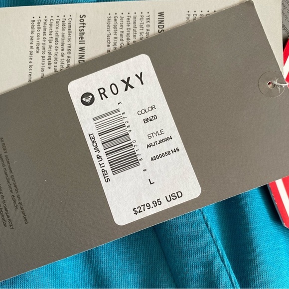 NWT Roxy Softshell Windstopper Ski/Snowboard Jacket - Picture 10 of 10